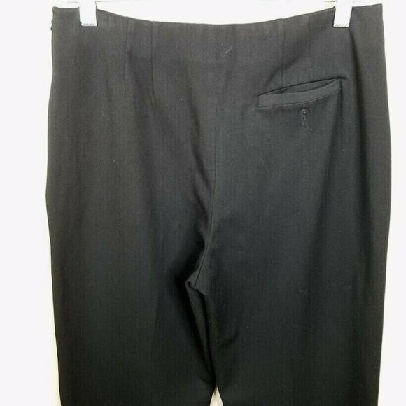 Chicos Womens Black Dress Pants Size 8 Polyester Rayon Spandex Blend Machine Was - Picture 4 of 6